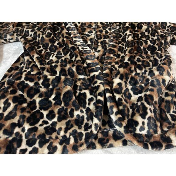 BKE Buckle Leopard Print Jacket Womens Large !! - Picture 2 of 14